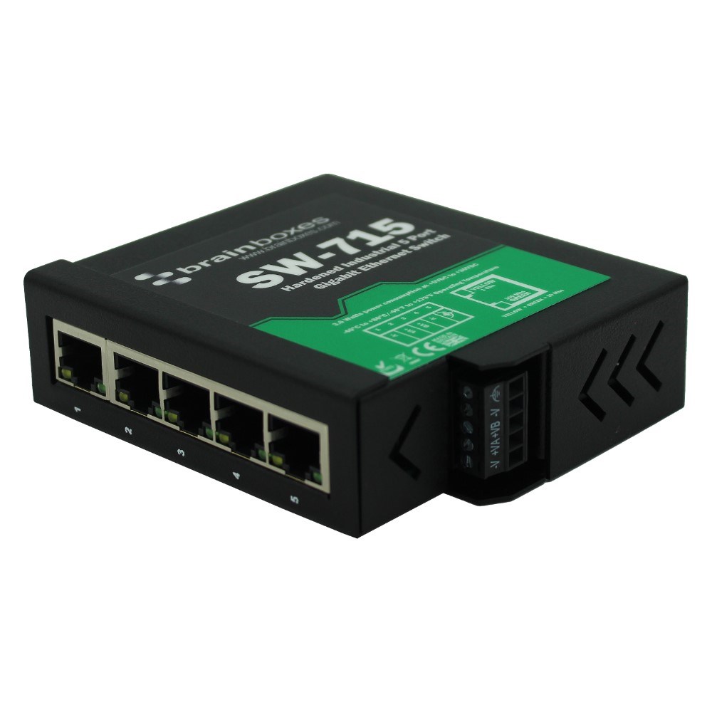 5-Port Gigabit Ethernet PoE+ Switch