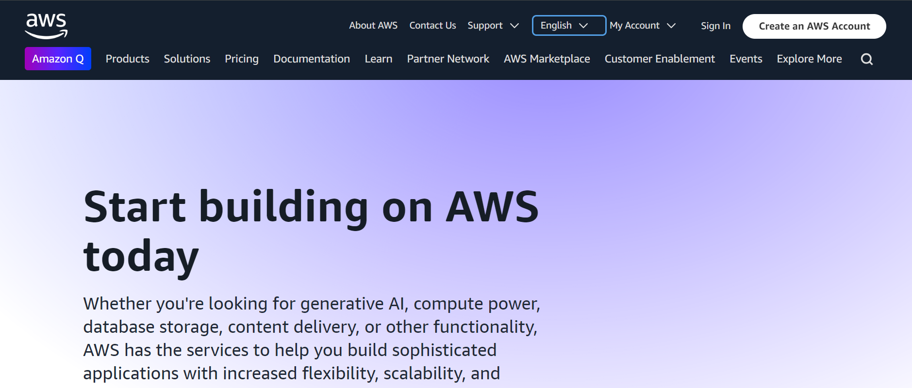 aws landing-page image